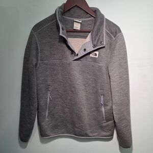 Gray The North Face Pullover Sweater